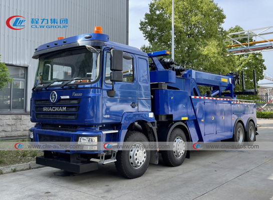 SHACMAN F3000 8x4 RHD 420HP Boom Rotator Road Recovery Rescue Tow Truck 30tons