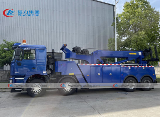 SHACMAN F3000 8x4 RHD 420HP Boom Rotator Road Recovery Rescue Tow Truck 30tons